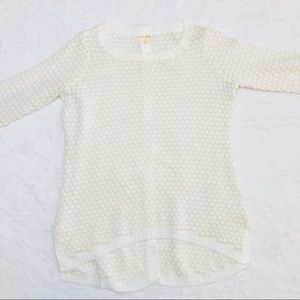 Maison jules knit long sleeve with gold detail